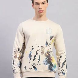Rock.It Beige Regular Fit Printed Sweatshirt-picture-17
