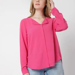 Vero Moda Pink Regular Fit Shirt-image-40