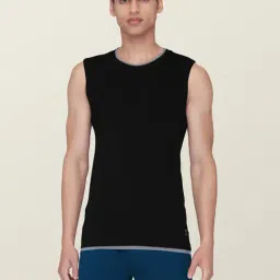 XYXX Black High Moisture Absorbing Gym Vest-image-70