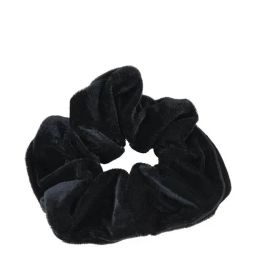 Accessorize London Black Solid Hair Scrunchies-image-32