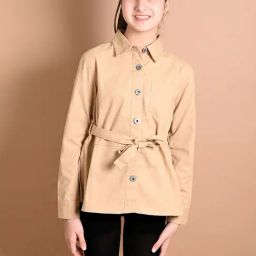 LilPicks Kids Beige Regular Fit Full Sleeves Jacket-image-114