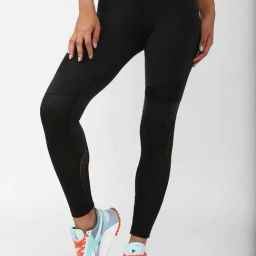 Reebok Black Fitted Sports Tights-picture-36