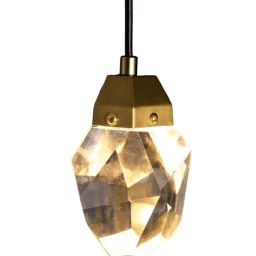 Whispering Homes Modern Plating Crystal Pendant Light-42