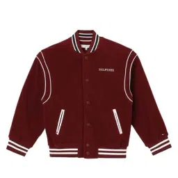 TOMMY HILFIGER Deep Rouge Solid Oversized Fit Pullover-picture-7