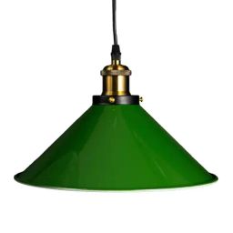 Whispering Homes Industrial Green Enamel Pendant Light-image-62