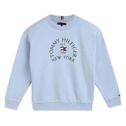 TOMMY HILFIGER Breezy Blue Printed Archive Fit Pullover-picture-48