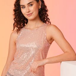 Globus Sequinned Net Party Top image 1