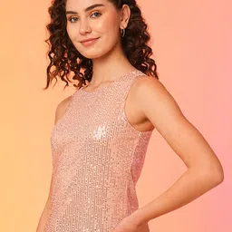 Globus Sequinned Net Party Top image 3