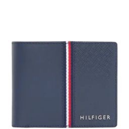 TOMMY HILFIGER Zadar Navy Casual Leather Bi-Fold Wallet for men-88