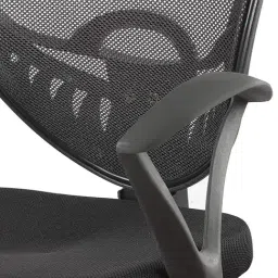 Adiko Systems Black Triangular Mesh Chair image 4
