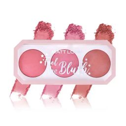 Matt Look Feel The Blush Trio Palette 02 Poppy Girl - 15 gm-43