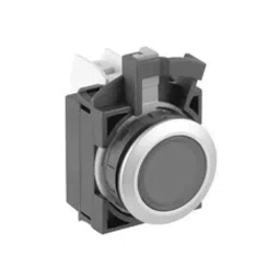 IDEC CW Series Flash Silhoutte Switch Pilot Light Round Type and 22 mm Dia, CW4P-2EQM4PW-17