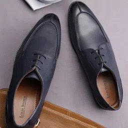 LOUIS STITCH Men Leatherette Formal Derby Shoes-43
