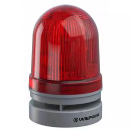 Werma Sounder Beacon EvoSIGNAL Midi Series Red 12 V DC IP66 Base Mount 110dB at 1 Metre, 461.110.70-image-71