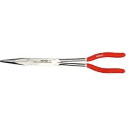 Yato GRD Long Nose Plier Shiny 340 mm Length, YT-20400-42
