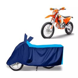 Auto Pearl Two Wheeler Cover for KTM 450 X - Cyan, Blue-image-96