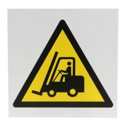 RS PRO Fork Lift Hazard Hazard Warning Sign Model No 8134558-image-2