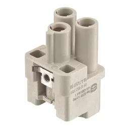 Harting Heavy Duty Connector Inserts / Modules HEAVY DUTY INSERT, RCPT, 2+PE, 10MM2, 09120023151-11