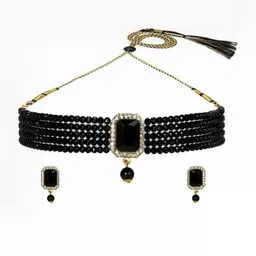 Anouk Women Black Jewellery Set-image-91