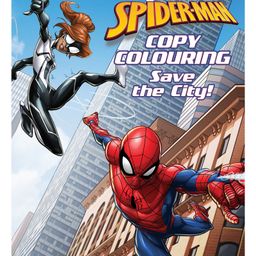Marvel Spider-Man: Copy Colouring Save The City Coloring Book - 24 Pages-20