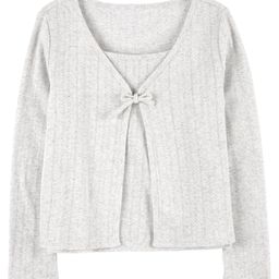 Carter's 2-Piece Cami & Cardigan Set - Grey-picture-7