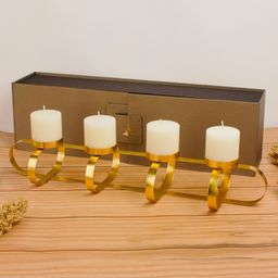 Parkash Candles Premium Rose Scented Pillar Candle - Set of 4-image-92