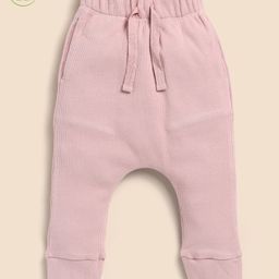Cot & Candy Organic Cotton  Ribbed Leggings - Pink-image-55