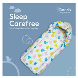 Carerio Pure Mul Mul 100% pure cotton 3-in-1 Baby Sleeping & Carry Nest: A portable, skin-friendly sleeping solution for babies. (L 75cm x W 50cm) - pack of 1-15