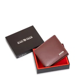 BAGMAN Men Leather Two Fold Wallet-image-39