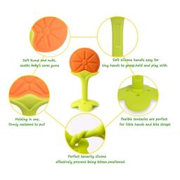BOXOT IMPEX Fruit Shaped Silicone Stand Teether (Desine & Color may vary) image 5