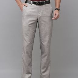 Park Avenue Men Solid Formal Trousers-image-68