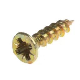 RS PRO Pozidriv Countersunk Steel Wood Screw Yellow Passivated, Zinc Plated, 3.5mm Thread, 16mm Length (Pack of 100)-10