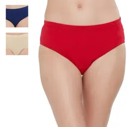 Soie Multicolor Cotton Hipster Panty (Pack of 3)-image-92
