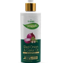 VI-JOHN Prakritik Red Onion & Castor Oil Shampoo Made with 100% Natural Bio Actives - 250 ml-14