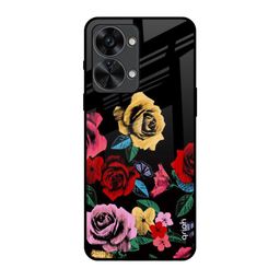 QRIOH Floral Printed Oneplus Nord 2T Back Case Mobile Accessories-2