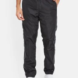 Octave Black Cotton Regular Fit Trackpants-picture-13