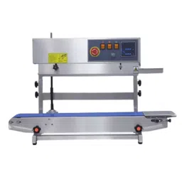 OM Continuous Band Sealer - Vertical (with Metal Gear and Emergency Button) FR888 SS V-44