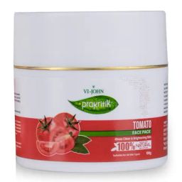 VI-JOHN Prakritik Tomato Face Pack Made with 100% Natural Bio Actives - 100 gm-image-15