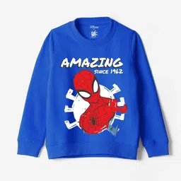 YK Marvel Boys Spider-man Character Printed Sweatshirt-7