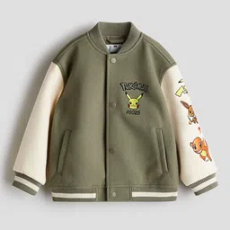 H&M Motif-Detail Baseball Jacket-image-36