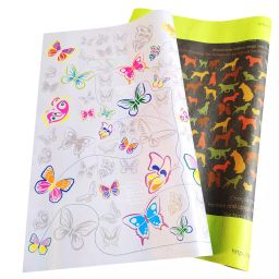 eVincE - thoughtful PRESENTations DOGY03BFLY05_5X2  Facts & Fun Dog & Butterfly Game (2 Design) Long Wrap For Kids Adult him her Boy Girl Diwali Xmas Birthday & More Assorted Tags along 70 x 50 cms Gift Wrapping Paper (Pack of 10 Piece)-image-24