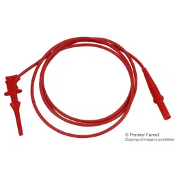 POMONA Test Lead, Red, 1.22M, 300Vrms, 5A, 6245-48-2-44