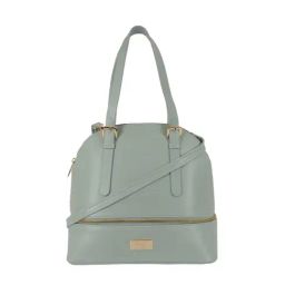 Baggit Grey Solid Medium Handbag-image-1
