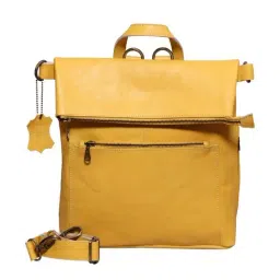Spice Art Yellow Large Convertible Backpack-picture-15