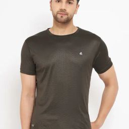 Duke Olive Regular Fit Printed T-Shirt-image-39