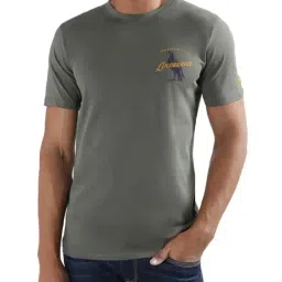 Lindbergh Green Cotton Regular Fit T-Shirt-picture-1