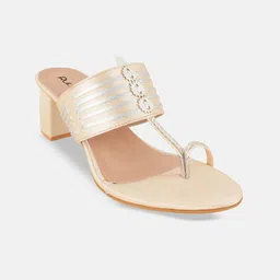 Rubeezz Embellished Party Block Mules-picture-33