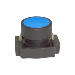 Avon Push Button Standard Shrouded Plastic Blue, PBS-5 S-1