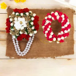 Gadinfashion Pack Of 2 Women Bridal Flower Juda Mogra Gajra Bun-36