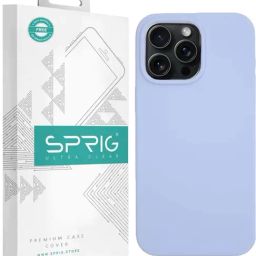 Sprig Liquid Silicone Back Cover for APPLE iPhone 15 Pro Max (Blue)-image-15